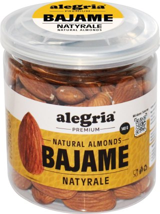 Almonds kernel natural 130 g Can PET