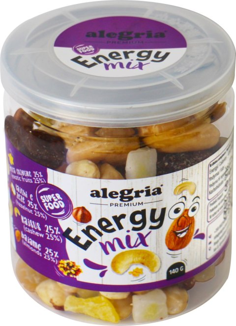 Cocktail Energy Mix 140 g vaskete can PET