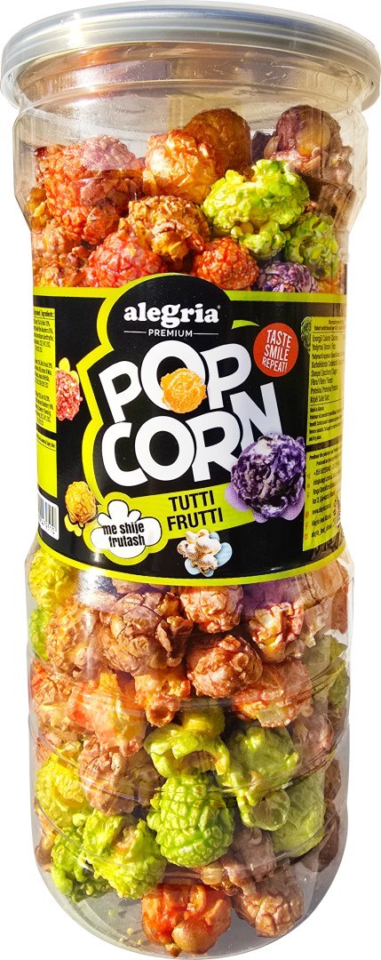 Flavored Tutti Frutti popcorn 100 g