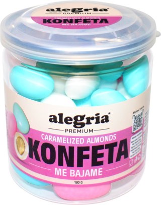 Roasted Caramelized Almonds (CONFETES) 160 g vaskete can PET