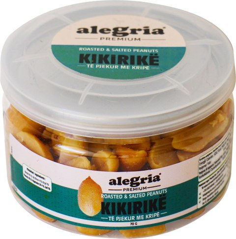 Roasted and salted peanuts 70 g Mini Can PET